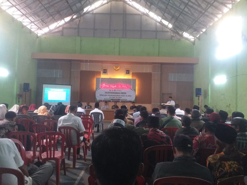 MUSRENBANGDES : RENCANA PEMBANGUNAN UNTUK TAHUN ANGGARAN 2026